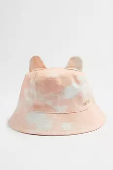 Рыболовная шляпа для девочек с галстуком-красителем River Island, розовый