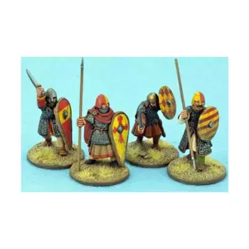 Рыцари №1 — спешенные, Gripping Beast Miniatures - Early Crusade & Outremer (28mm)
