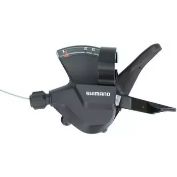 Рычаг переключения передач SL-M315 3-кратный SHIMANO, черный / черный / черный