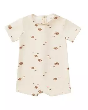 Rylee + Cru Collective Короткий цельный купальник, цвет multi