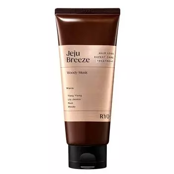 Ryo Средство для ухода за волосами от выпадения волос Jeju Breeze Древесный мускус 200 мл, Brown