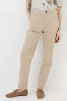 Ржаные брюки чинос Fatface Fat Face, бежевый