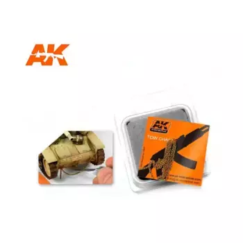 Ржавая буксирная цепь, средняя, Auxiliaries & Effects (AK-Interactive)