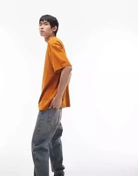 Ржавая футболка оверсайз Topman