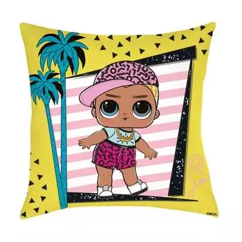 РЖУ НЕ МОГУ. Подушка-сюрприз мягкая подушка декоративная подушка LOL 40 x 40 см KK