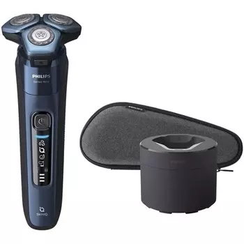 S7782/50 Бритва Series 7000 Триммер для сухой и влажной бороды Midnight Blue, Philips