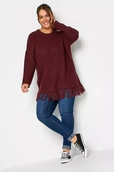 С бахромой Yours, коричневый