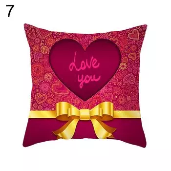 С Днем Святого Валентина Сердце Цветок Пледы Подушки Чехлы Чехол Домашний Декор Дивана-7 # Stuttg