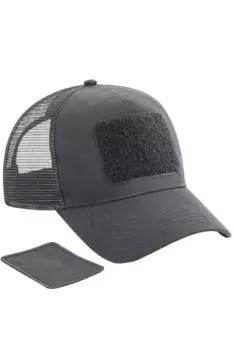 Съемная кепка дальнобойщика с нашивкой Beechfield, серый