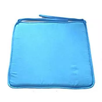 Съемные подушки для сидений, подушка для обеденного сада на открытом воздухе, фиксированная завязка на подушке стула - оранжевый Удобный внутренний дворик из толстого пенопласта Stuttg, мультиколор