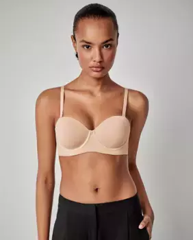 Съемный и идеально фиксирующий бюстгальтер Gisela, цвет Nude