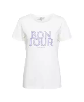 S футболка с нанесенным принтом &Co Woman, белый