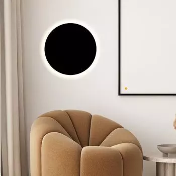 S.luce Cloud непрямой светодиодный настенный светильник и потолочный светильник настенный светильник потолочный светильник, черный