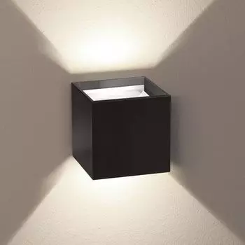 S.luce Ixa LED настенный светильник высокой мощности IP20 настенный светильник уличный светильник наружный свет, черный