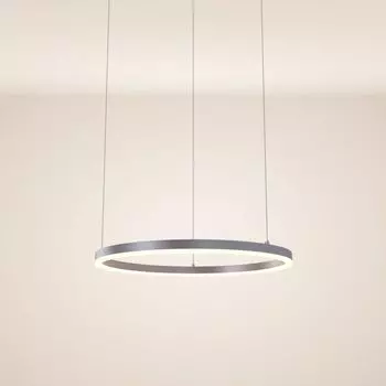 S.luce Кольцевой подвесной светильник, прямой кольцевой светильник, кольцевой светильник, подвесной светильник, подвесной светильник, подвесной светильник, алюминий, 60 см, 500 см, подвесной круглый