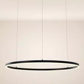 S.luce Кольцо подвесной светильник прямой кольцевой светильник кольцевой светильник подвесной светильник подвесной светильник черный 100см 500см подвесной круглый