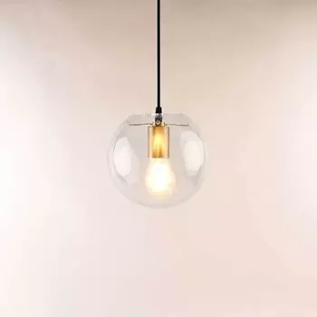 S.luce Orb стеклянный шар галерейный светильник 5м подвесной галерейный светильник подвесной светильник золото/прозрачный 20см круглый