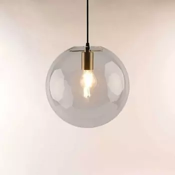 S.luce Orb стеклянный шар галерейный светильник 5м подвесной галерейный светильник подвесной светильник золото/прозрачный 30см круглый
