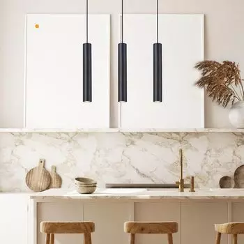S.luce подвесной светильник Костыль цилиндрической формы подвесной светильник подвесной светильник черный круглый