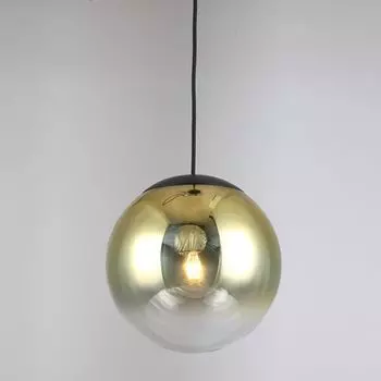 S.luce Progress подвесной светильник из стекла с цветовым градиентом подвесной светильник золотой 30см круглый