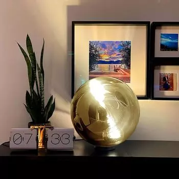 S.luce Progress стеклянный шар настольная лампа настольная лампа лампа для спальни торшер