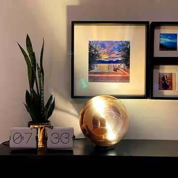 S.luce Progress стеклянный шар настольная лампа настольная лампа лампа для спальни торшер