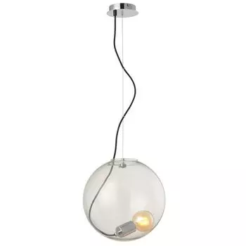 S.luce Sphere светильник для галереи стеклянный шар 5м подвесной светильник для галереи подвесной светильник хром/прозрачный 40см круглый