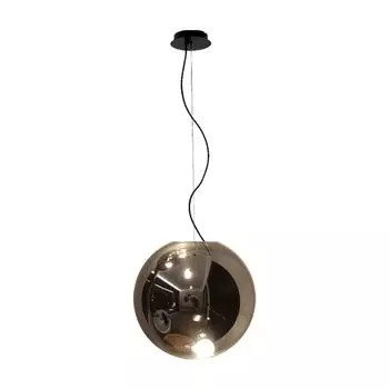 S.luce Sphere светильник для галереи стеклянный шар 5м подвесной светильник для галереи подвесной светильник черный/дымчатый 40см круглый, коричневый