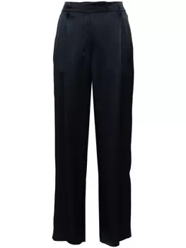 'S Max Mara атласные брюки Amleto прямого кроя, синий