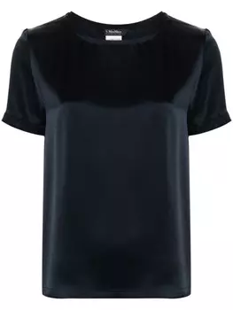 'S Max Mara блузка Rebecca с короткими рукавами, синий