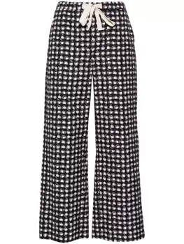 'S Max Mara брюки Scacco с кулиской, синий