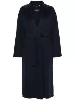 'S Max Mara пальто миди Nina с поясом, синий