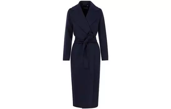 'S MAX MARA Пальто Женское Темно-синее