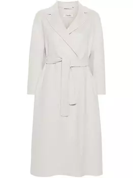 'S Max Mara шерстяное пальто Esturia с поясом, серый