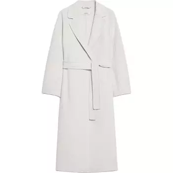 'S MAX MARA Женское шерстяное пальто-миди Esturia Collection, серое