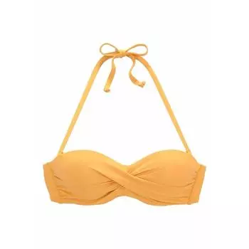 s.Oliver Beachwear купальник-бандо на косточках »Rome« для женщин, цвет gelb