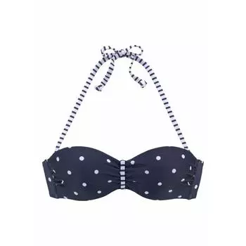 s.Oliver Beachwear купальник-бандо на косточках «Одри» для женщин, цвет blau
