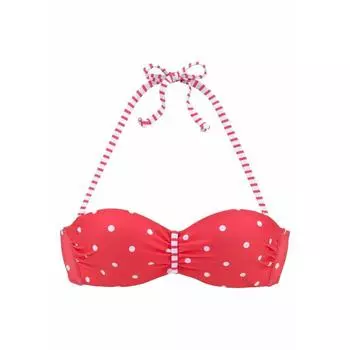 s.Oliver Beachwear купальник-бандо на косточках «Одри» для женщин, цвет rot