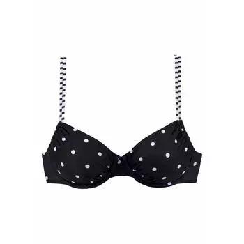 s.Oliver Beachwear топ бикини на косточках »Audrey« для женщин, цвет schwarz