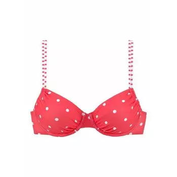 s.Oliver Beachwear топ бикини на косточках »Audrey« для женщин, цвет rot