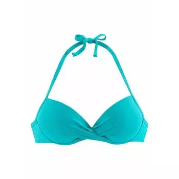 s.Oliver Beachwear топ бикини пуш-ап »Испания« для женщин, цвет blau