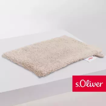 S.Oliver Рукавицы для мытья «s. Oliver» (1 шт., мочалка 16 х 21 см), особенно мягкая и впитывающая, цвет natur