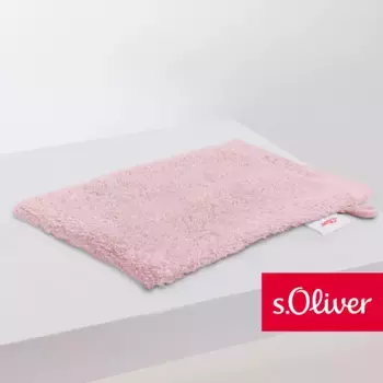 S.Oliver Рукавицы для мытья «s. Oliver» (1 шт., мочалка 16 х 21 см), особенно мягкая и впитывающая, цвет rose