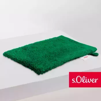 S.Oliver Рукавицы для мытья «s. Oliver» (1 шт., мочалка 16 х 21 см), особенно мягкая и впитывающая, зеленый