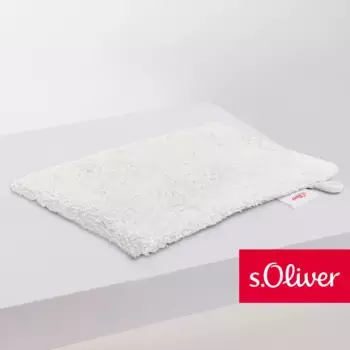 S.Oliver Рукавицы для мытья «s. Oliver» (1 шт., мочалка 16 х 21 см), особенно мягкая и впитывающая, цвет ecru
