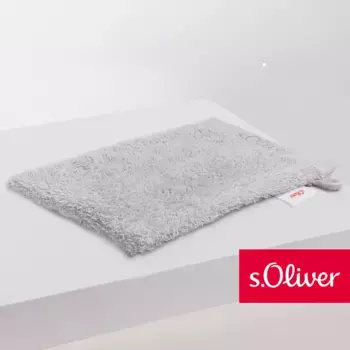 S.Oliver Рукавицы для мытья «s. Oliver» (1 шт., мочалка 16 х 21 см), особенно мягкая и впитывающая, цвет hellgrau