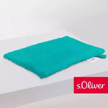 S.Oliver Рукавицы для мытья «s. Oliver» (1 шт., мочалка 16 х 21 см), особенно мягкая и впитывающая, цвет trkis