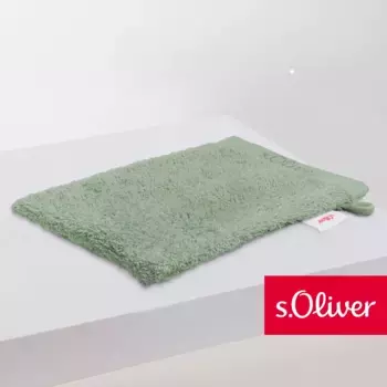 S.Oliver Рукавицы для мытья «s. Oliver» (1 шт., мочалка 16 х 21 см), особенно мягкая и впитывающая, светло-зеленый