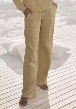 S.Oliver Спортивные штаны "Sweathose" (1 шт.), с боковыми карманами, костюм для отдыха, фисташковый