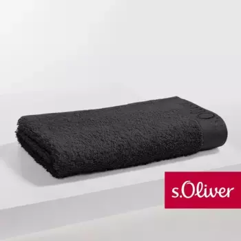 С.Оливер полотенце "с. Полотенце Oliver (1 шт.), особенно мягкое и впитывающее S.Oliver 50х100 см (1 шт.), черный